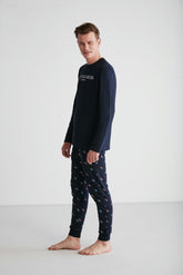 U.S. Polo Men Round Neck Pajama Set